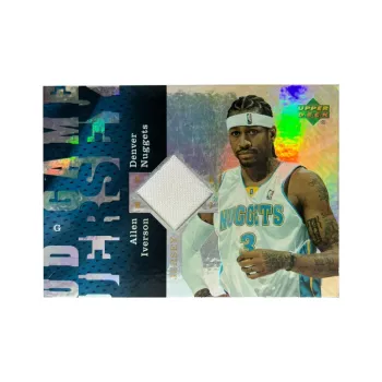 UPPER DECK 2006 07 Iverson 76 Persons Game Worn Laser Card Jersey Card Access Pass Sports Cards 1 Pc