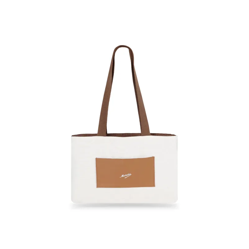Michelin Oxford Shoulder Bag Regular Unisex Coffee-1