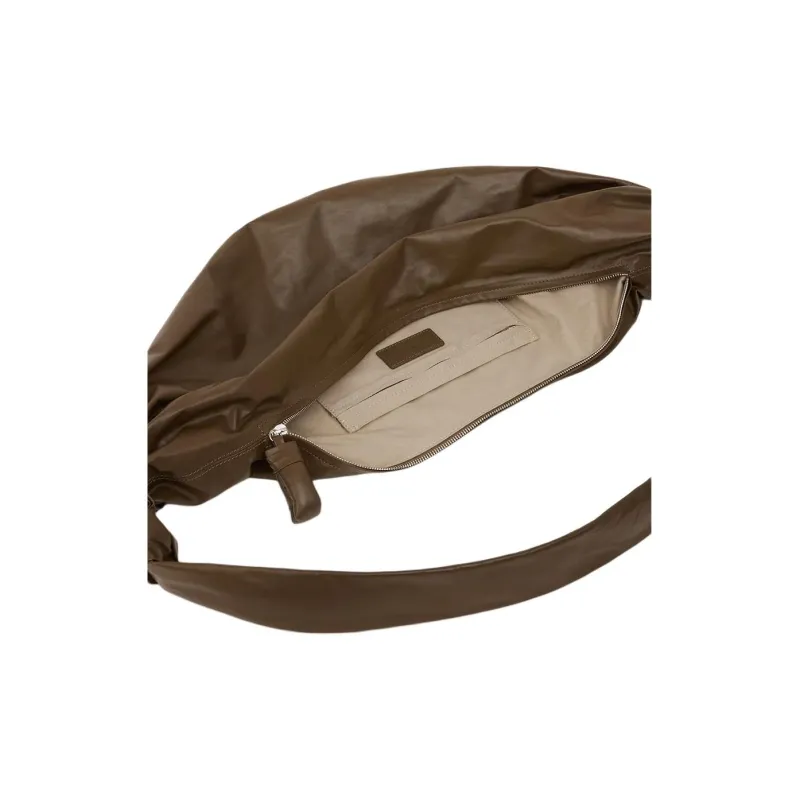 Lemaire Cow Leather Croissant Bag, Handbag, Shoulder Bag Large Size Women's Dark Olive-2