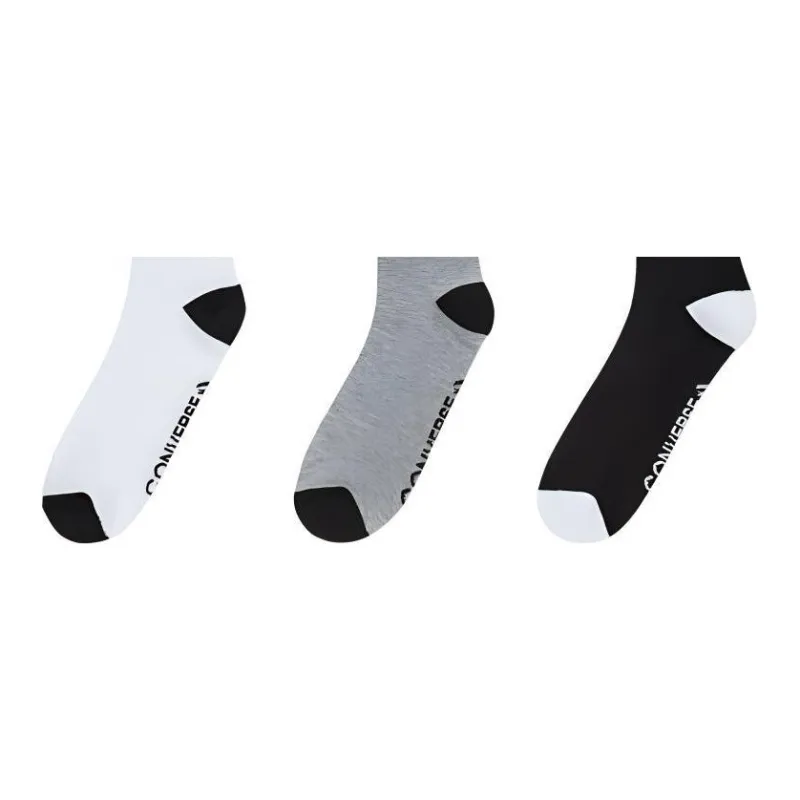 Converse 3 Pack Double Stripe Crew Socks-1