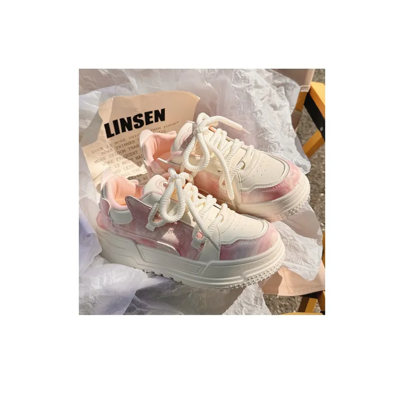SHUXIAOBEI Anti Slip Wear Resistant Low Top Casual Shoes Women's Misty Blue-10