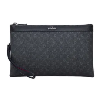 GOLDLION PVC Clutch Medium Size Men Black