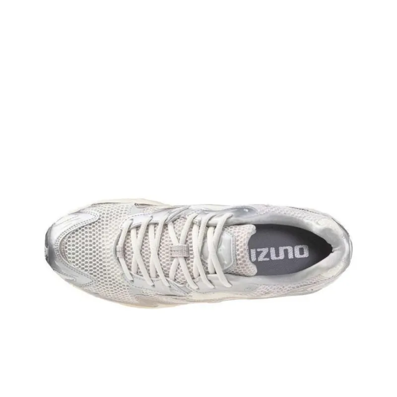 Mizuno Wave Rider 10 Metallic Snow White-2