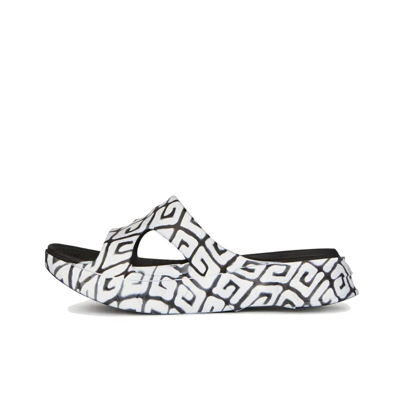 Givenchy Rubber Sole Quiet Slide Slippers Women's Black-0