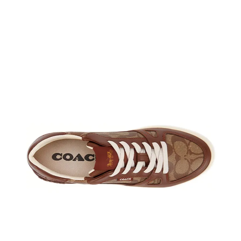 COACH Clip Sneakers Brown-2