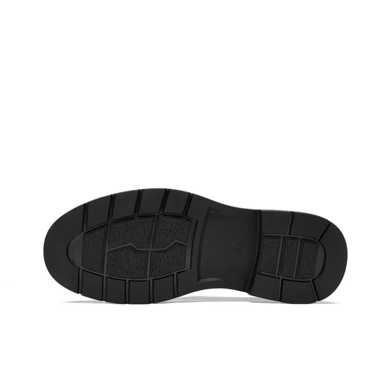 HLA Breathable Soft Soled Business Height Increasing Slip on Dad Shoes Loafers-4