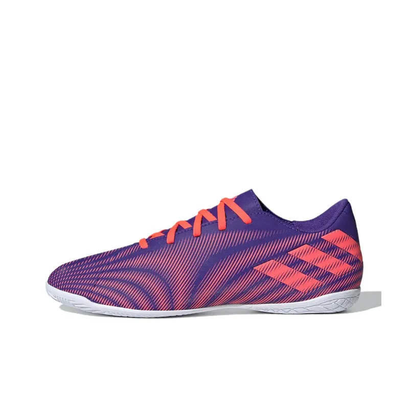 Adidas Nemeziz+ MG Rubber Short Studs Artificial Ground Slip-Resistant Breathable Soccer Shoes Men Purple-0