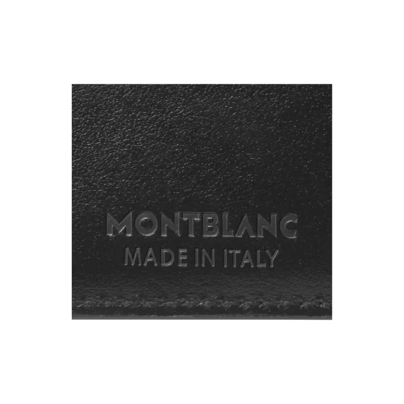 MONTBLANC Meisterstuck Cow Leather Card Holder Men's Black-4
