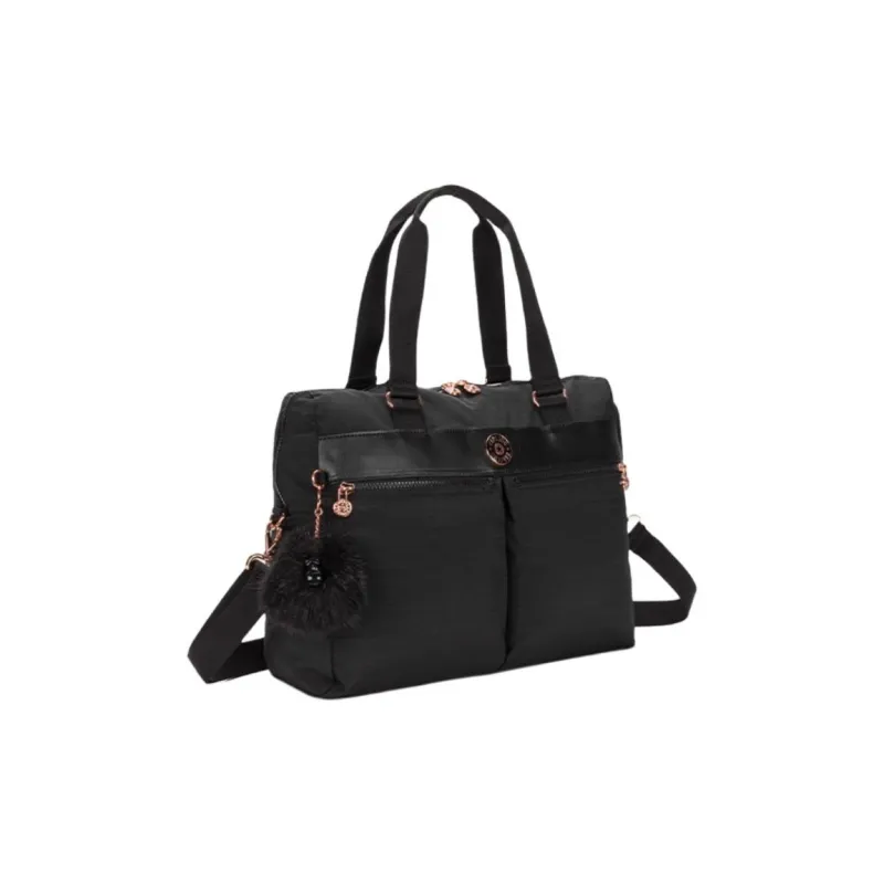 Kipling Polyamide Shoulder Bag, Crossbody Bag, Handbag Large Size Women's Dazzle Black-1