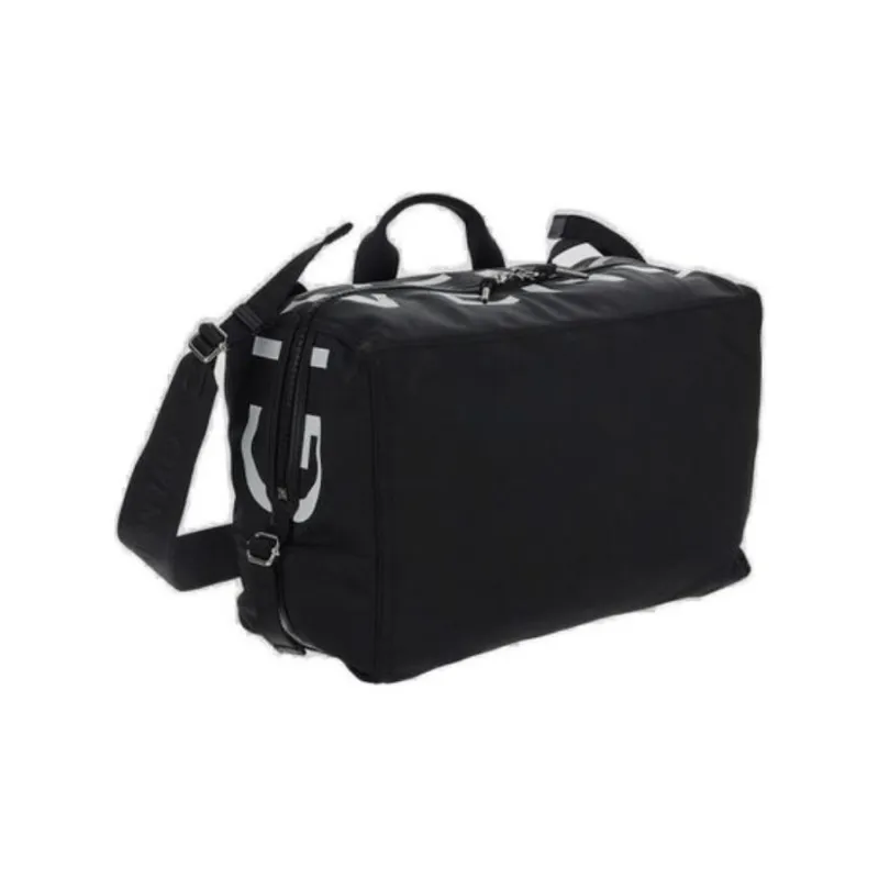 GIVENCHY Pandora Polyamide Handbag Shoulder Bag Crossbody Bag Medium Size Men's Black & White-4