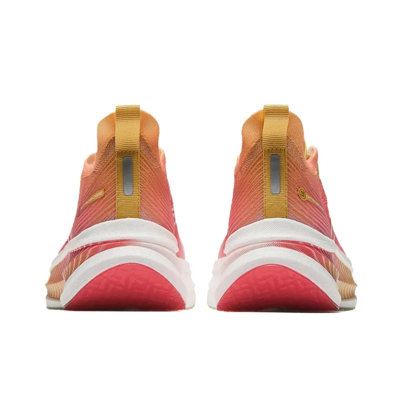 ANTA Running Shoes Women's Low Top Xiang Leaf Yellow/Crimson/Ivory White-4