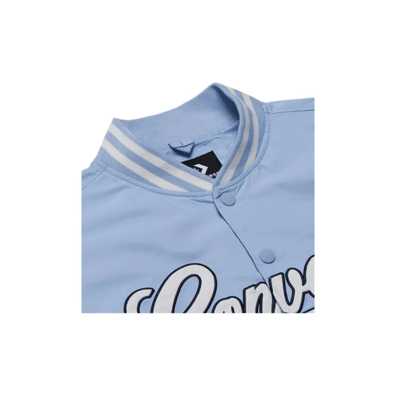 Converse Baseball Jacket Unisex Light Blue-4
