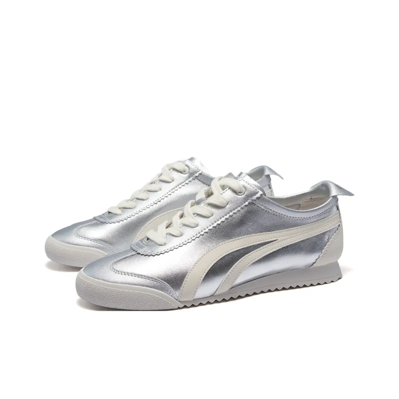 ST&SAT Casual Shoes Women's Low Top Silver/Red/Blue/Champagne-2