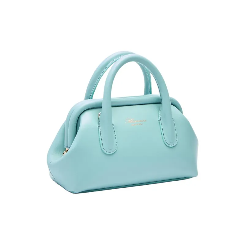 Blumarine Nappa Leather Shoulder Bag Crossbody Bag Handbag Mini Women's Light Blue-1