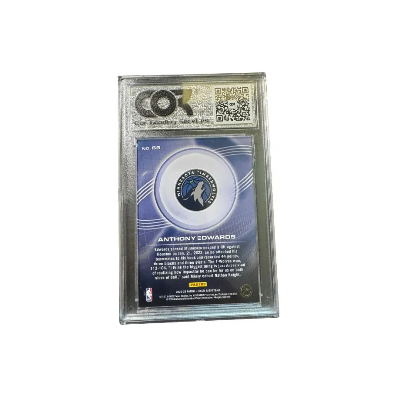 PANINI Anthony • Edwards Recon 2022 23 Timberwolves COR9 Split Graded Cards 1 Pc-1