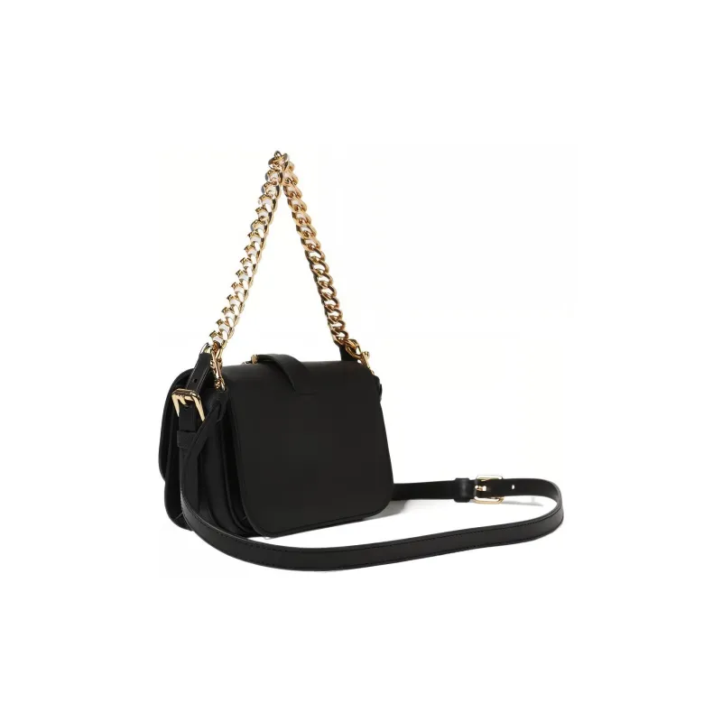 MOSCHINO Calfskin Crossbody Bag Shoulder Bag Women's Black-3