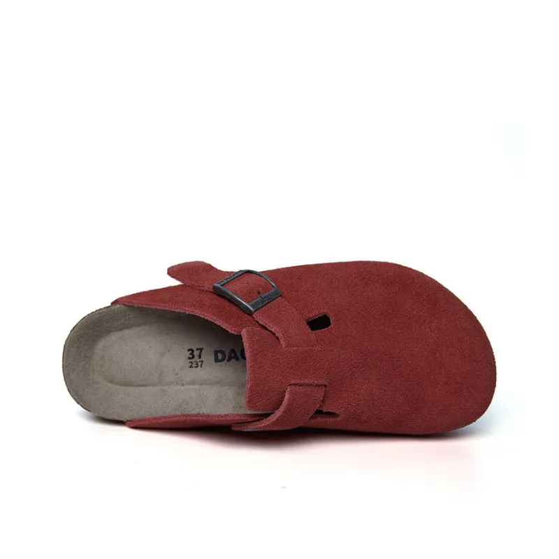 DAOWAI Cork Sole Antibacterial Massage Slip Resistant Abrasion Resistant Odor Resistant Wrap toe Slippers Men-3