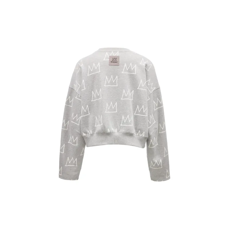 ONLY Sweatshirts Women's G12 Gray Multicolor-1