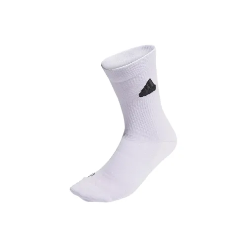Adidas Mid Calf Socks Unisex 1 Pack White