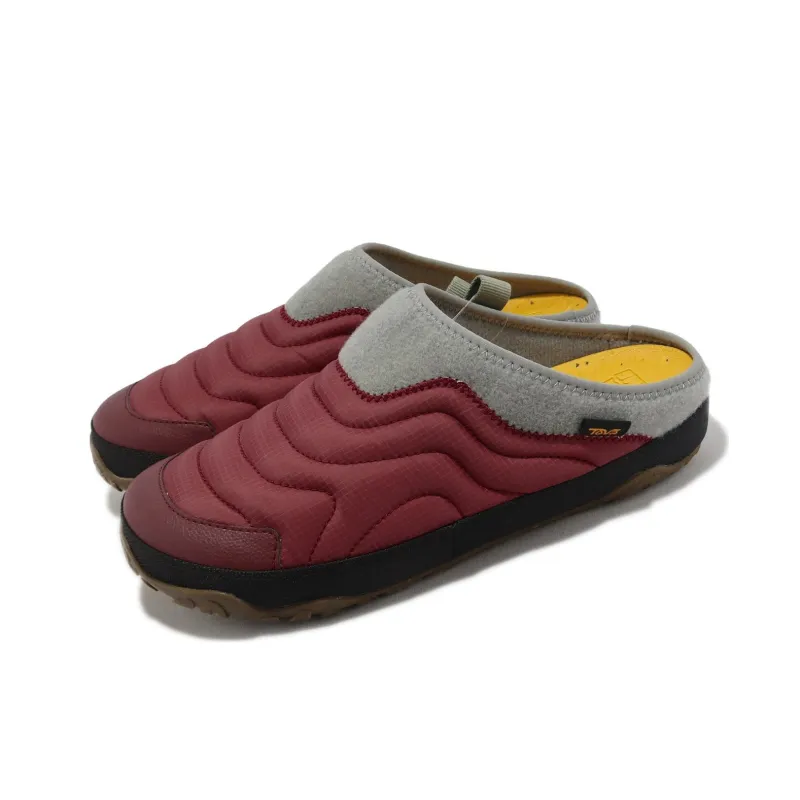 Teva Slip-Resistant Abrasion-Resistant Wrap-toe Slippers Women's Red-3