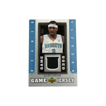 UPPER DECK 2007 08 Iverson Nuggets Era Game Used Jersey Card Condition Approved Sports Cards 1 Pc