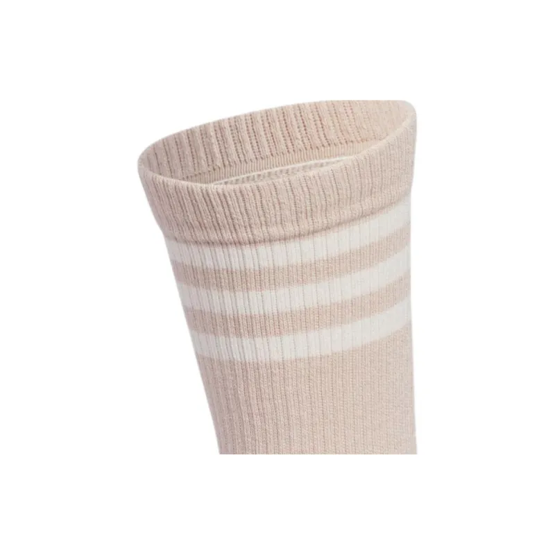 Adidas W 3ST CREW Mid Calf Socks Women's 1 Pack Gray Brown Tan-1