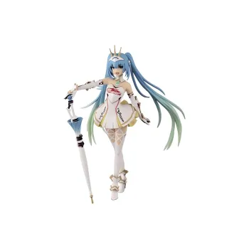 BANPRESTO Hatsune Miku SQ Series Glass Factory 2015 Racing Hatsune Miku 19cm Bonus Gifts