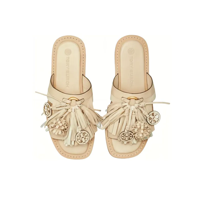 TORY BURCH Stylish Sandals Women's Ecru-2