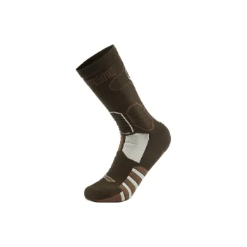 LiNing Basketball Collection Basketball Socks Unisex 1 Pack Rock Slate Brown/White Gray