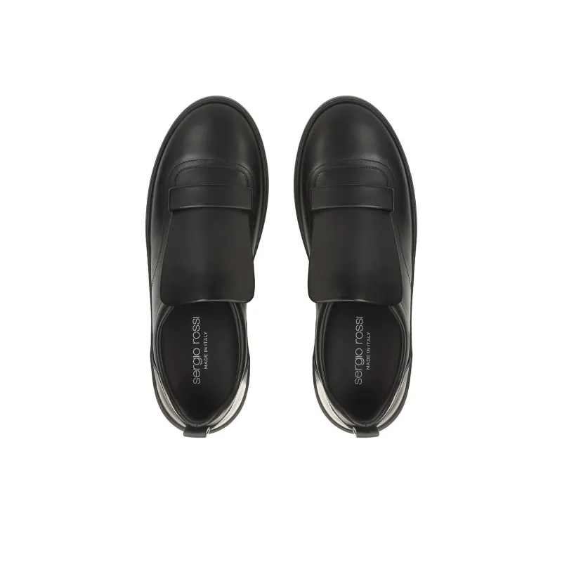 SERGIO ROSSI Sr1 Addict Low-Top Skateboard Shoes Men Black-3