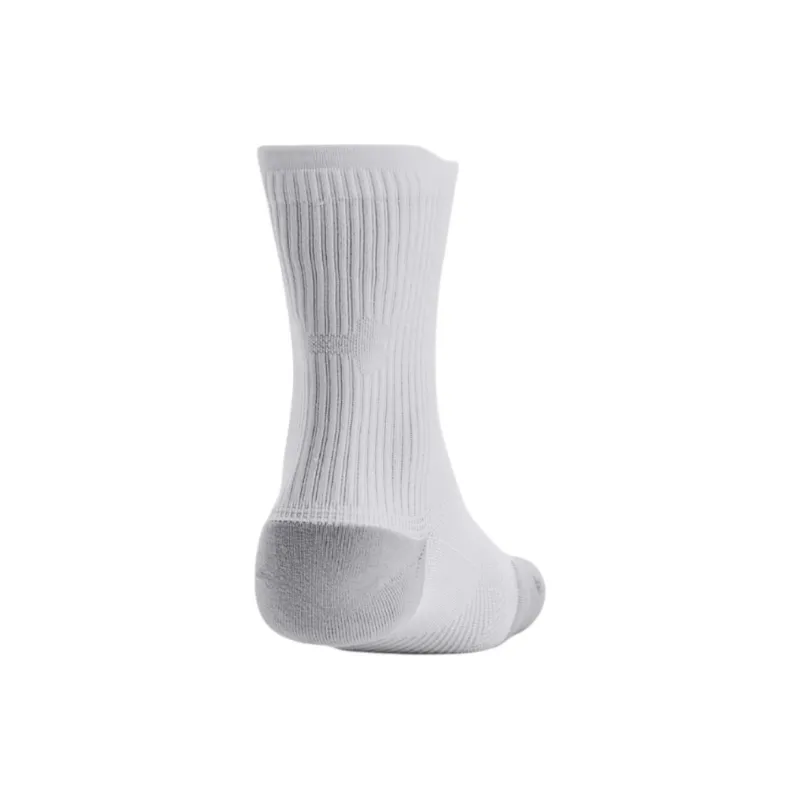 Under Armour Mid Calf Socks Unisex 1 Pack White-3