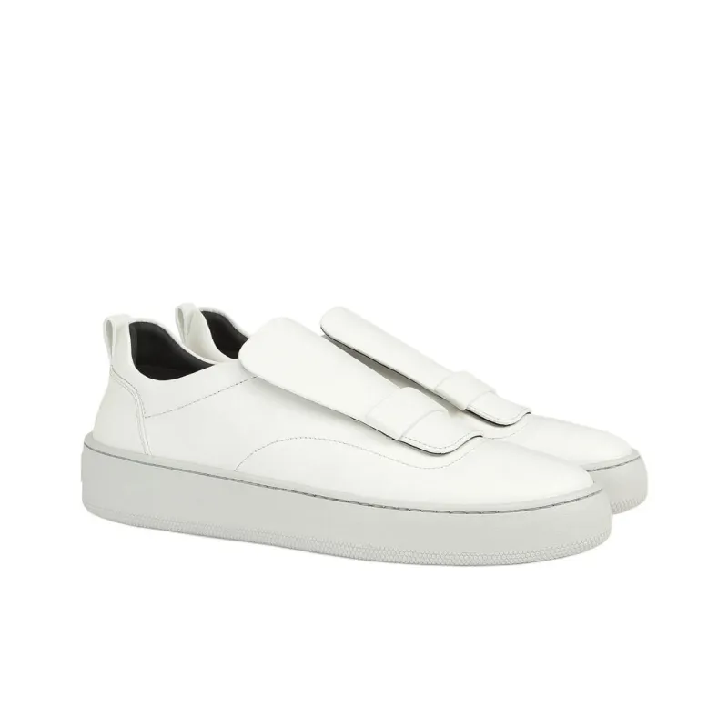 SERGIO ROSSI Sr1 Addict Low-Top Skateboard Shoes Men White-2