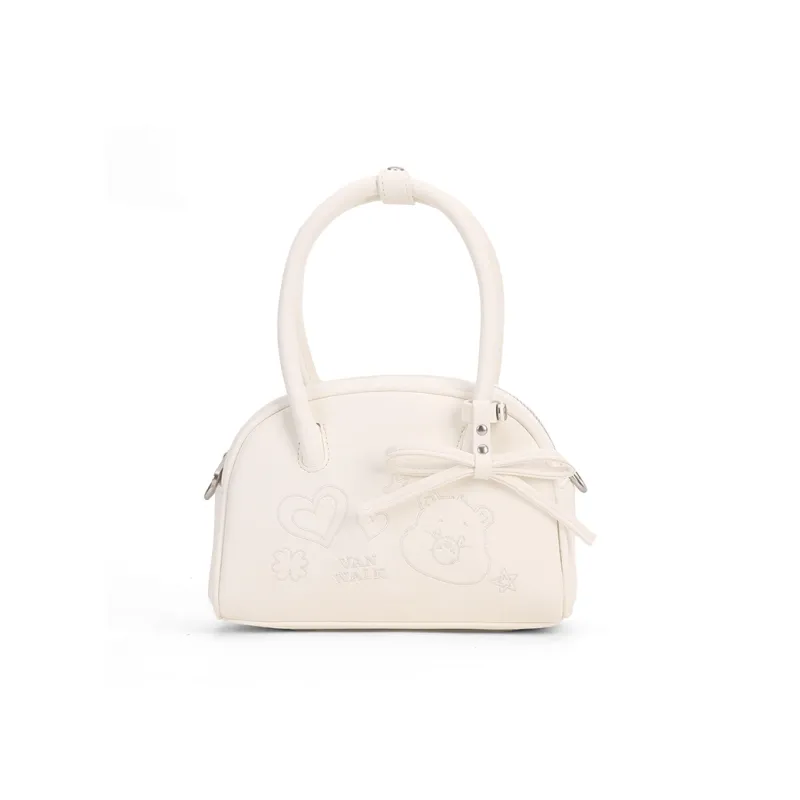 VANWALK × CareBears Collaboration PU With Polyester Boston Bag, Shoulder Bag Regular Women's Multicolor-0