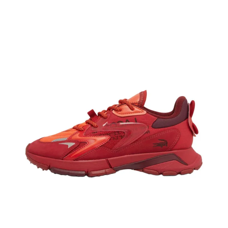 LACOSTE L003 Neo Low Top Casual Shoes Men Red-0