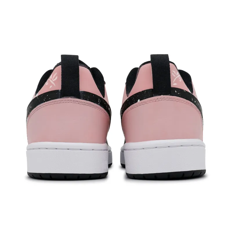 Nike Court Borough Non slip Lightweight Low Top Skateboard Shoes Women's Pink-3