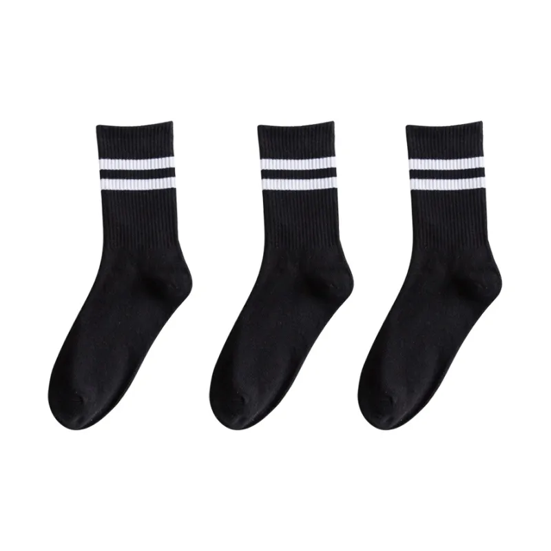 PLANDOO Mid Calf Socks Unisex 3 Pack-4