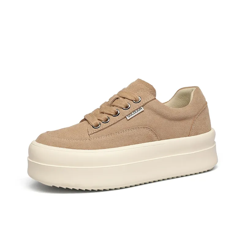 GOLDLION Height Increasing Low Top Casual Shoes Women's-6