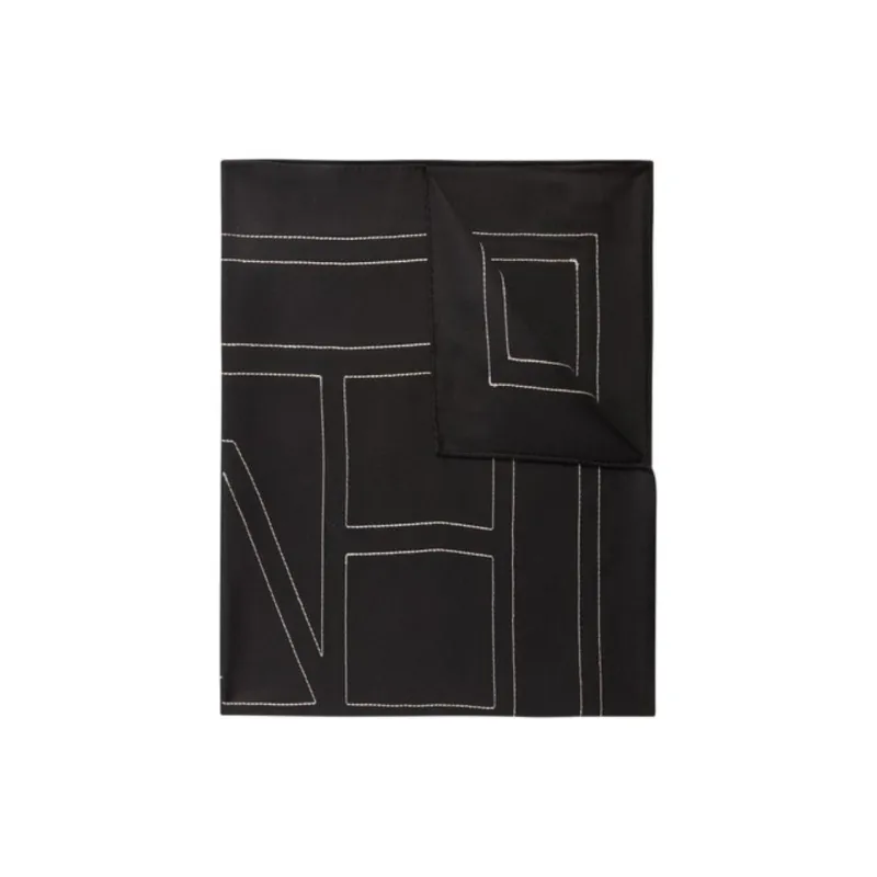 TOTEME Embroidered Monogram Scarf-2