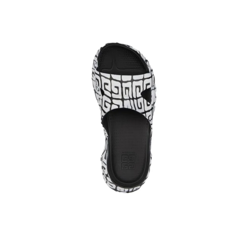 Givenchy Rubber Sole Quiet Slide Slippers Women's Black-3
