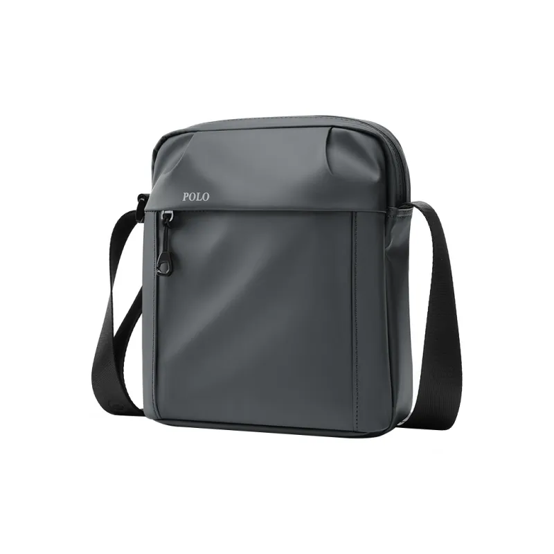 POLO Fabric Men's Shoulder Bag Men Black/Gray-6