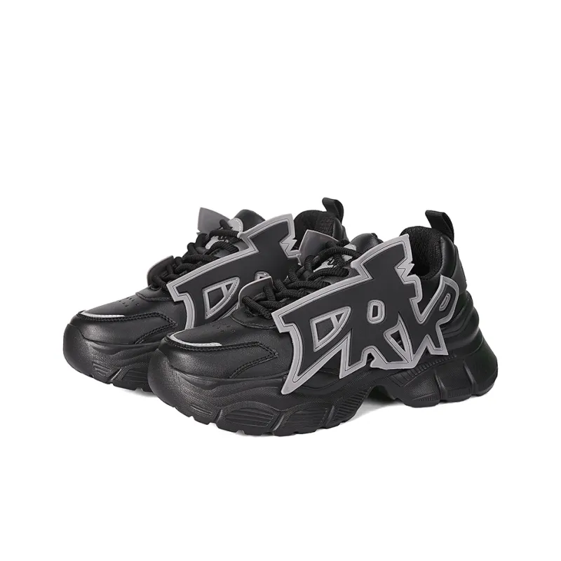 MOISE KEAN Height Increasing Wear-Resistant Slip-Resistant Low-Top Chunky Sneakers Men's-15