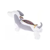 THOM BROWNE· Cotton With Full Grain Calfskin Shoulder Bag Crossbody Bag Women's Gray/White