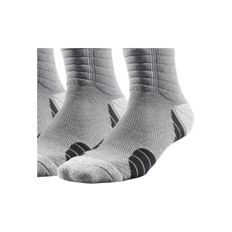 Under Armour Knee High Socks Unisex 3 Pack Gray-1
