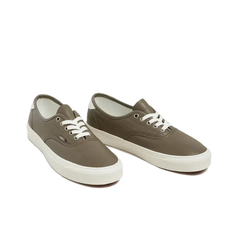 Vans AUTHENTIC LUX Anti-Slip Wear-Resistant Low-Top Skateboard Shoes Unisex Brown-2