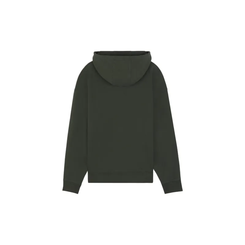Maison Kitsune Bold Fox Head Patch Drawstring Hoodie-1