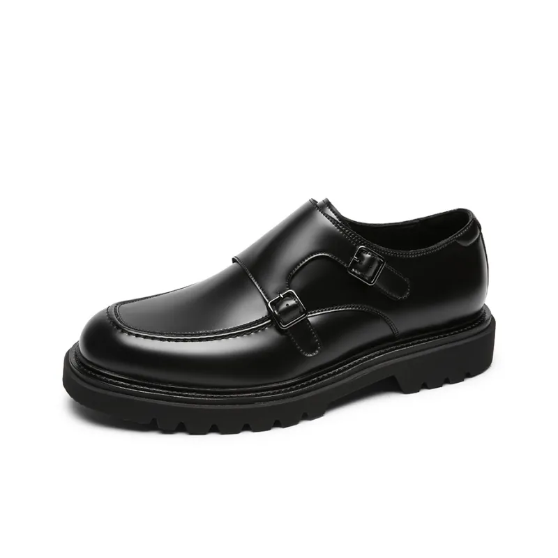 CROWN Casual Shoes Men Black One Yard Larger-1