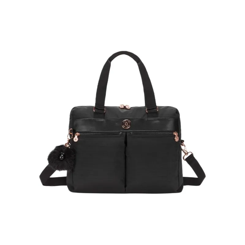 Kipling Polyamide Shoulder Bag, Crossbody Bag, Handbag Large Size Women's Dazzle Black-0
