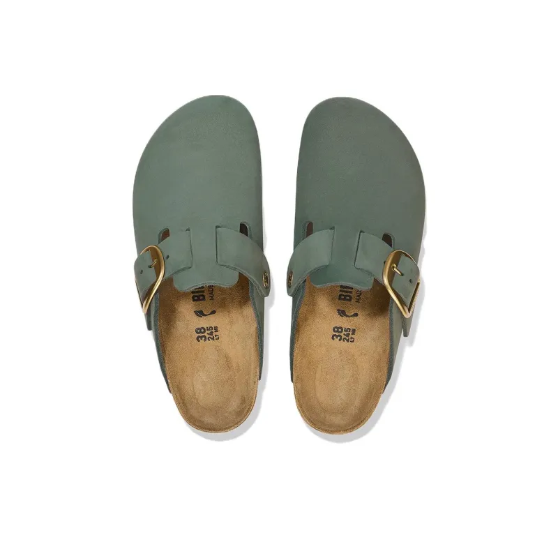 Birkenstock Boston Closed Toe Slippers Unisex Green Regular-3