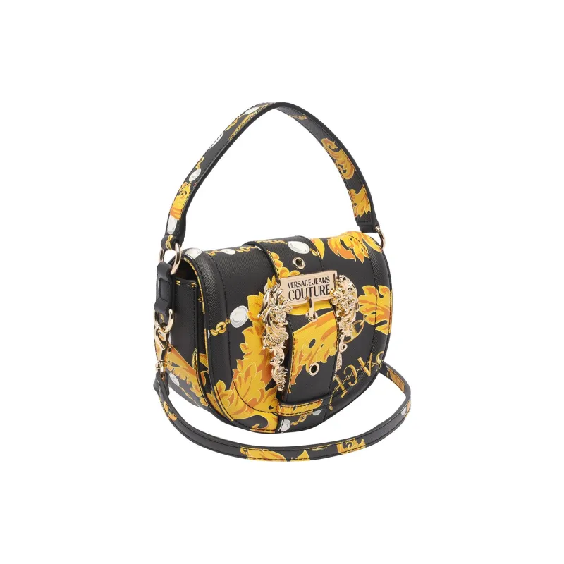 VERSACE JEANS COUTURE Baroque Printed Foldover Top Crossbody Bag-2