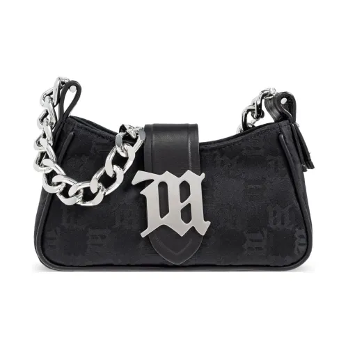 Misbhv Monogram Letter Plaque Chain Shoulder Bag